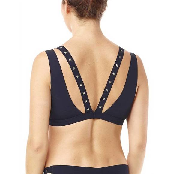 NEW COMMANDO strappy studded bralette in black - Picture 2 of 2